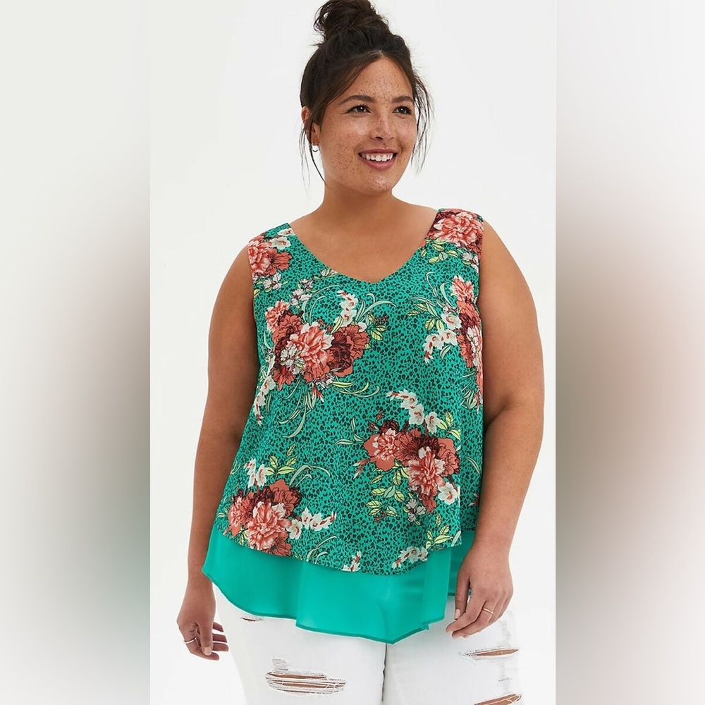 TORRID 2X double layered swing tank